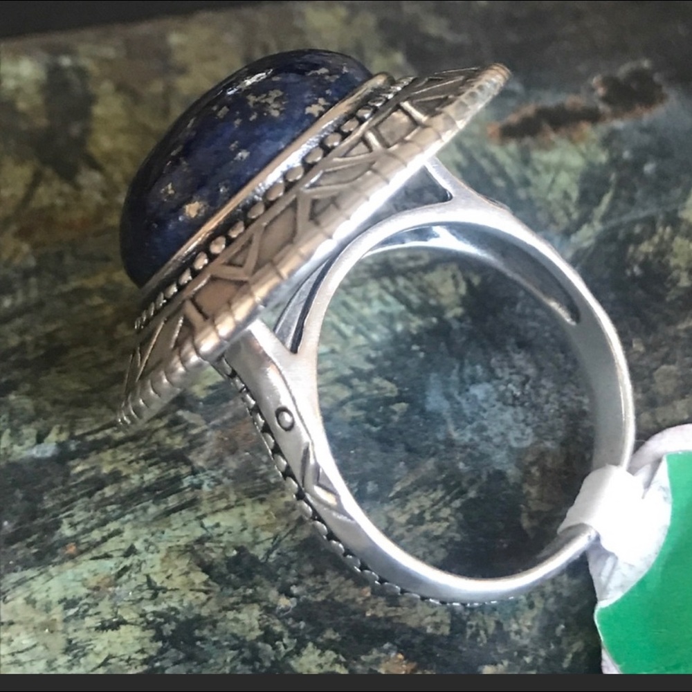 Stunning Lapis Silpada Statement Ring - image 3